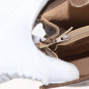 GUCCI Web Sherry Line GG Supreme Bag PVC Beige Gold 66 02 024 Auth ki6488-23