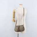 GUCCI Web Sherry Line GG Supreme Bag PVC Beige Gold 66 02 024 Auth ki6488-26
