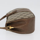 GUCCI Web Sherry Line GG Supreme Bag PVC Beige Gold 66 02 024 Auth ki6488-5