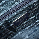 PRADA Shoulder Bag Nylon Blue Silver Auth ki6494-20