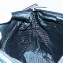 PRADA Shoulder Bag Nylon Blue Silver Auth ki6494-21