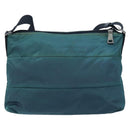 PRADA Shoulder Bag Nylon Blue Silver Auth ki6494-2