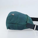 PRADA Shoulder Bag Nylon Blue Silver Auth ki6494-3