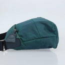 PRADA Shoulder Bag Nylon Blue Silver Auth ki6494-4