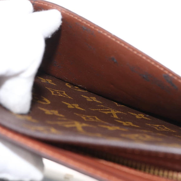 LOUIS VUITTON Monogram Pochette Homme Clutch Bag M51795 LV Auth ki6498