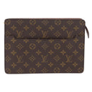 LOUIS VUITTON Monogram Pochette Homme Clutch Bag M51795 LV Auth ki6498-13