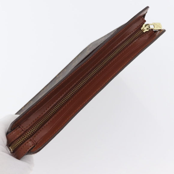 LOUIS VUITTON Monogram Pochette Homme Clutch Bag M51795 LV Auth ki6498