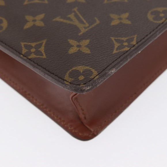 LOUIS VUITTON Monogram Pochette Homme Clutch Bag M51795 LV Auth ki6498