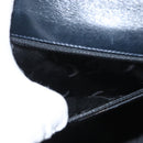 Salvatore Ferragamo Hand Bag Leather 2way Navy Gold Auth ki6504-26