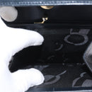 Salvatore Ferragamo Hand Bag Leather 2way Navy Gold Auth ki6504-27