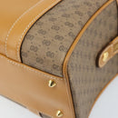 GUCCI Micro GG Supreme Mini Boston Bag PVC Beige Gold 000 39 0158 Auth ki6510-9