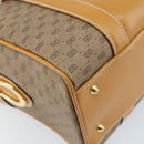 GUCCI Micro GG Supreme Mini Boston Bag PVC Beige Gold 000 39 0158 Auth ki6510-14