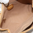 GUCCI Micro GG Supreme Mini Boston Bag PVC Beige Gold 000 39 0158 Auth ki6510-11