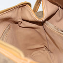 GUCCI Micro GG Supreme Mini Boston Bag PVC Beige Gold 000 39 0158 Auth ki6510-18