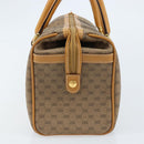 GUCCI Micro GG Supreme Mini Boston Bag PVC Beige Gold 000 39 0158 Auth ki6510-4