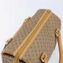 GUCCI Micro GG Supreme Mini Boston Bag PVC Beige Gold 000 39 0158 Auth ki6510-6