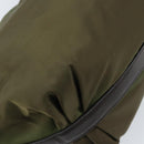 PRADA Shoulder Bag Nylon Silver Khaki Auth ki6511-16
