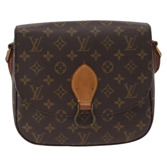 LOUIS VUITTON Monogram Saint Cloud GM Shoulder Bag M51242 LV Auth ki6512