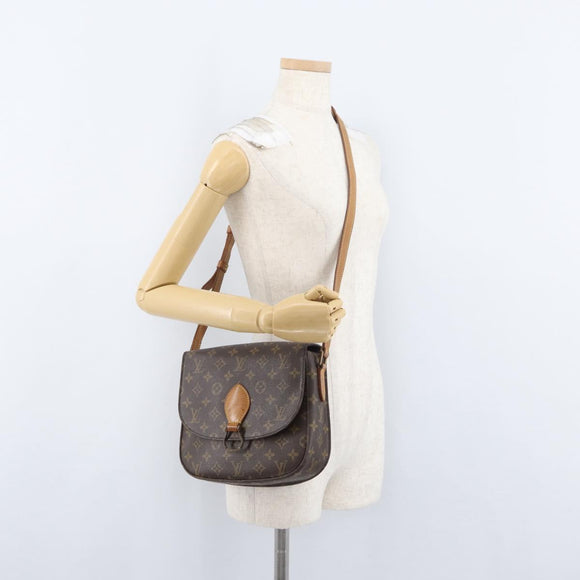 LOUIS VUITTON Monogram Saint Cloud GM Shoulder Bag M51242 LV Auth ki6512
