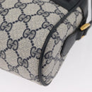 GUCCI Sherry Line GG Supreme Shoulder Bag PVC Navy Gold 98 02 004 Auth ki6519-15