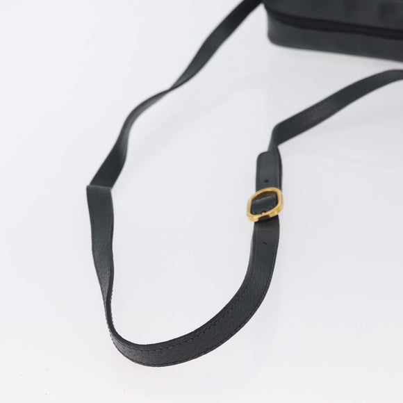 GUCCI Sherry Line GG Supreme Shoulder Bag PVC Navy Gold 98 02 004 Auth ki6519