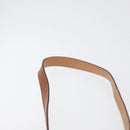 CELINE Macadam Canvas Hand Bag PVC Leather 2way Brown Gold Auth ki6521-14