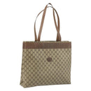 GUCCI GG Supreme Tote Bag PVC Beige 41 02 109 Auth ki6523-1