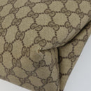 GUCCI GG Supreme Tote Bag PVC Beige 41 02 109 Auth ki6523-9