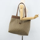 GUCCI GG Supreme Tote Bag PVC Beige 41 02 109 Auth ki6523-20