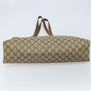 GUCCI GG Supreme Tote Bag PVC Beige 41 02 109 Auth ki6523-5