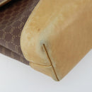 GUCCI Micro GG Supreme Shoulder Bag PVC Brown Gold Auth ki6524-11