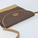 GUCCI Micro GG Supreme Shoulder Bag PVC Brown Gold Auth ki6524-6