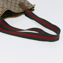 GUCCI GG Supreme Web Sherry Line Tote Bag PVC Beige Red 39 02 003 Auth ki6528-8