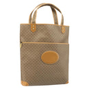 GUCCI Micro GG Supreme Tote Bag PVC Beige Gold 002 58 0054 Auth ki6529-1