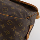 LOUIS VUITTON Monogram Saumur 35 Shoulder Bag M42254 LV Auth ki6534-16