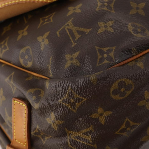 LOUIS VUITTON Monogram Saumur 35 Shoulder Bag M42254 LV Auth ki6534