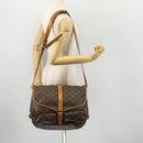 LOUIS VUITTON Monogram Saumur 35 Shoulder Bag M42254 LV Auth ki6534-28