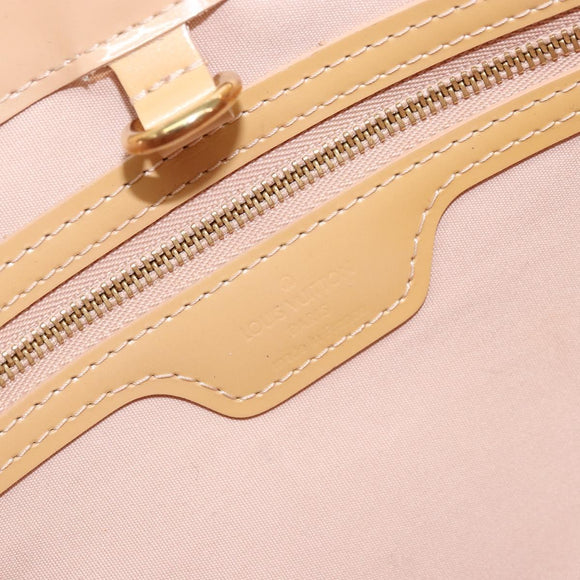 LOUIS VUITTON Monogram Vernis Wilshire PM Hand Bag Broncorail M91452 Auth ki6535