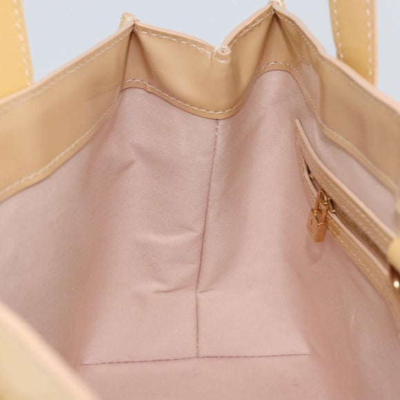 LOUIS VUITTON Monogram Vernis Wilshire PM Hand Bag Broncorail M91452 Auth ki6535