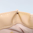 LOUIS VUITTON Monogram Vernis Wilshire PM Hand Bag Broncorail M91452 Auth ki6535-12