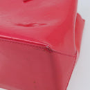 LOUIS VUITTON Monogram Vernis Wilshire PM Hand Bag Rose Pop M93643 Auth ki6536-15