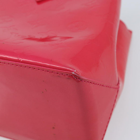 LOUIS VUITTON Monogram Vernis Wilshire PM Hand Bag Rose Pop M93643 Auth ki6536
