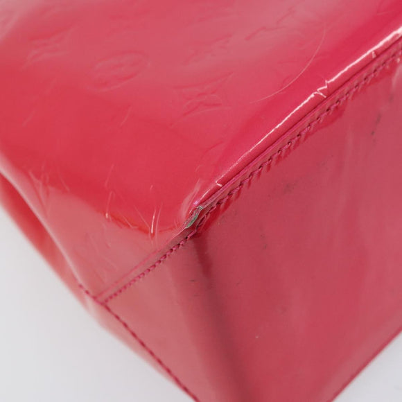LOUIS VUITTON Monogram Vernis Wilshire PM Hand Bag Rose Pop M93643 Auth ki6536