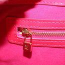 LOUIS VUITTON Monogram Vernis Wilshire PM Hand Bag Rose Pop M93643 Auth ki6536-21