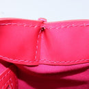 LOUIS VUITTON Monogram Vernis Wilshire PM Hand Bag Rose Pop M93643 Auth ki6536-11