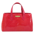 LOUIS VUITTON Monogram Vernis Wilshire PM Hand Bag Rose Pop M93643 Auth ki6536-13