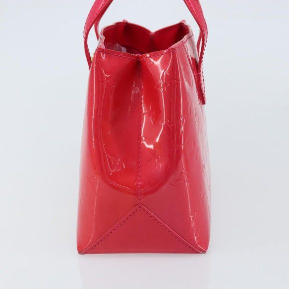 LOUIS VUITTON Monogram Vernis Wilshire PM Hand Bag Rose Pop M93643 Auth ki6536