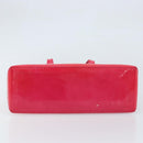LOUIS VUITTON Monogram Vernis Wilshire PM Hand Bag Rose Pop M93643 Auth ki6536-5
