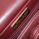 CARTIER Must Line Schoudertas Leer Bordeaux Goud Authenticatie ki6537-19