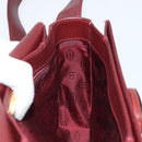 CARTIER Must Line Schoudertas Leer Bordeaux Goud Authenticatie ki6537-20